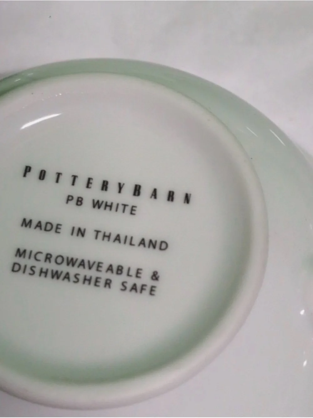 Pottery Barn elegant white